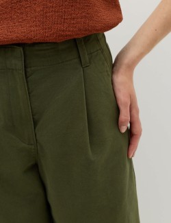 Pure Cotton Barrel Leg trouser