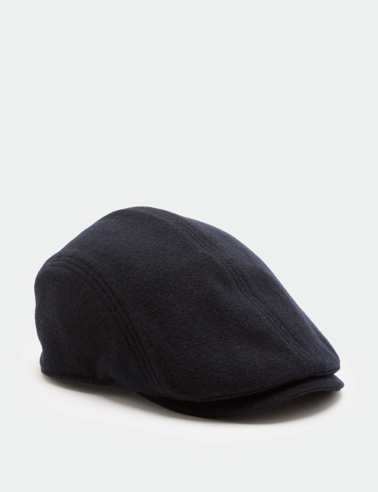 Pure Wool Flat Cap