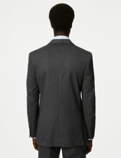 Slim Fit Stretch Textured Suit Jacket