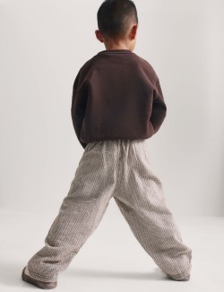 Pure Cotton Checked Trousers (2-8 Yrs)