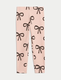 Cotton Rich Bow Leggings (2-8 Yrs)