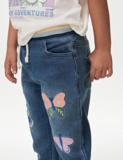 Cotton Rich Elasticated Waist Jeans (2-8 Yrs)