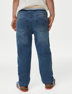 Cotton Rich Elasticated Waist Jeans (2-8 Yrs)