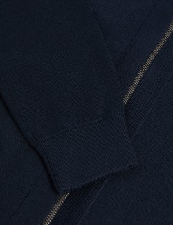 Pure Extra-Fine Merino Wool Knitted Jacket