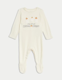 Pure Cotton My First Halloween Sleepsuit (7lbs-9 Mths)