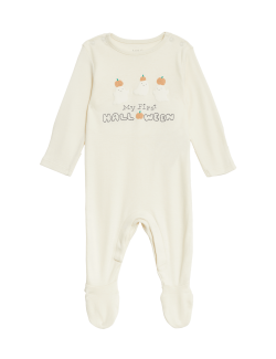 Pure Cotton My First Halloween Sleepsuit (7lbs-9 Mths)