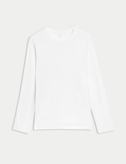 Pure Cotton Long Sleeve T-Shirt