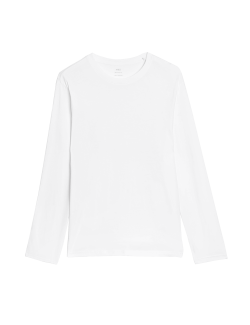 Pure Cotton Long Sleeve T-Shirt