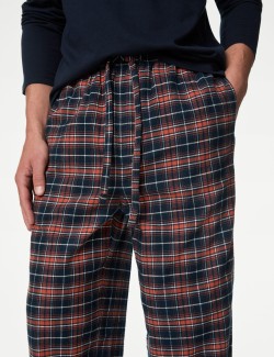 Brushed Cotton Checked Pyjama Set