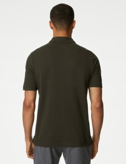 Pure Cotton Pique Polo Shirt