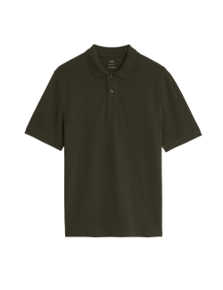 Pure Cotton Pique Polo Shirt