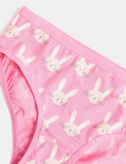 7pk Cotton with Stretch Animal Knickers (2-12 Yrs)