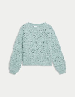 Patterned Knitted Jumper (6-16 Yrs)