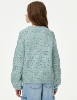 Patterned Knitted Jumper (6-16 Yrs)