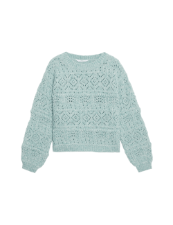 Patterned Knitted Jumper (6-16 Yrs)