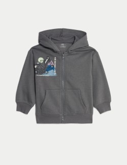 Cotton Rich Digger Zip Hoodie (2-8 Yrs)