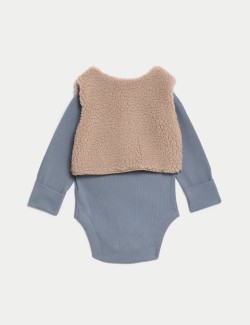 Třídílný outfit s vestou (3,2 kg – 1 rok)