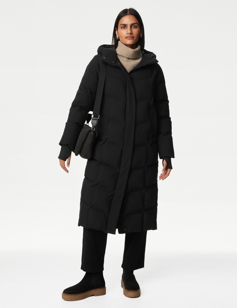 Longline duvet coat best sale