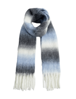 Striped Scarf with wool