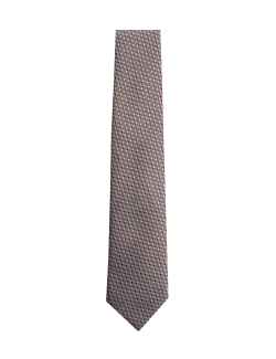 Geometric Pure Silk Tie