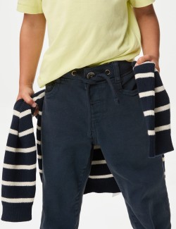 Skinny Cotton Rich Elasticated Waist Jeans (2-8 Yrs)