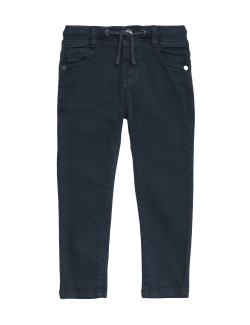 Skinny Cotton Rich Elasticated Waist Jeans (2-8 Yrs)