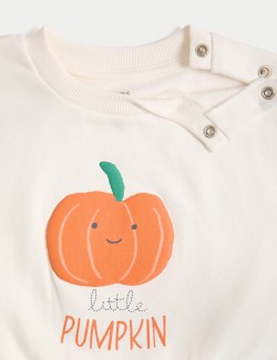 Cotton Rich Halloween Little Pumpkin Outfit (0-3 Yrs)