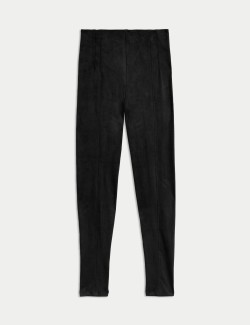 Suedette High Waisted Leggings