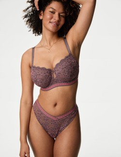 Cleo Lace Wired Balcony Bra (F-H)