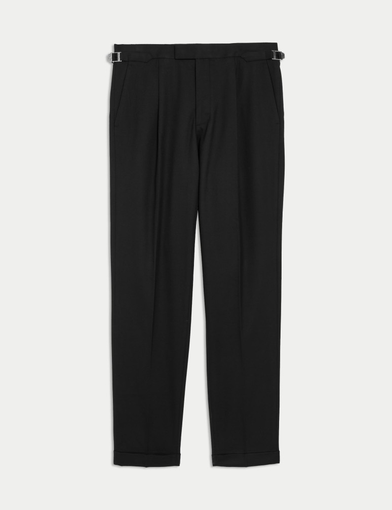 Tailored Fit Twill Trousers