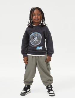 Cotton Rich Batman™ Sweatshirt (2-8 Yrs)