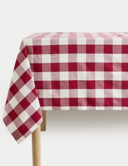 Pure Cotton Gingham Tablecloth