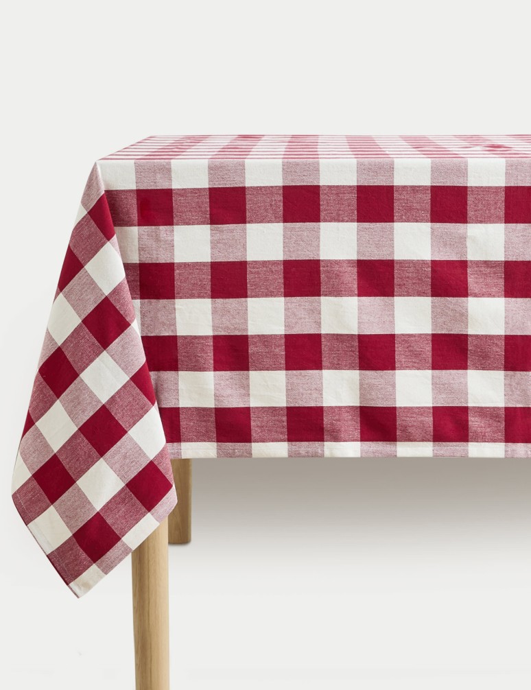 Pure Cotton Gingham Tablecloth