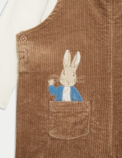 Dvoudílný outfit s motivem Peter Rabbit™ a vysokým podílem bavlny (0–3 roky)