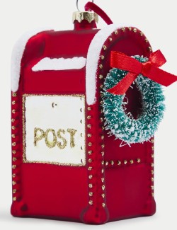 Red Postbox Hanging Decoration