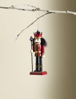 Wood Hanging Nutcracker Decoration