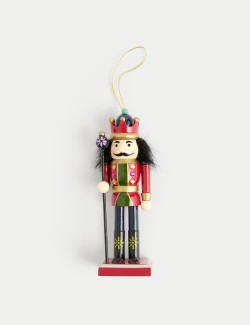 Wood Hanging Nutcracker Decoration