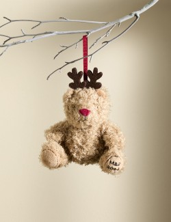 Spencer Bear™ Reindeer Hanging Decoration