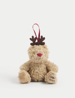 Spencer Bear™ Reindeer Hanging Decoration