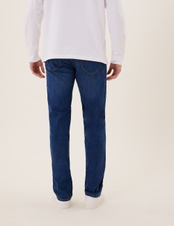 Straight Fit Stretch Jeans