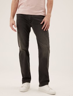 Straight Fit Stretch Jeans