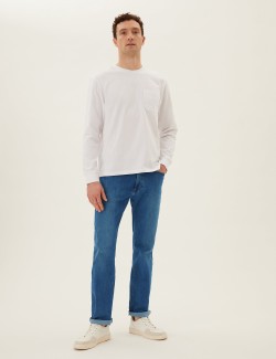 Straight Fit Stretch Jeans