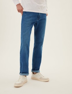 Straight Fit Stretch Jeans