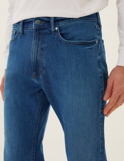 Straight Fit Stretch Jeans