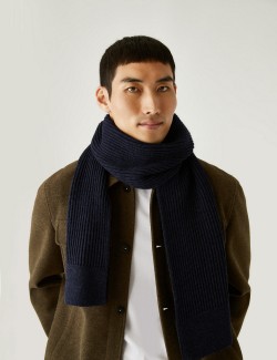 Knitted Textured Scarf