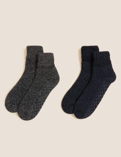 2pk Slipper Socks