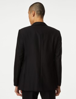 Regular Fit British Pure Wool Tuxedo Jacket