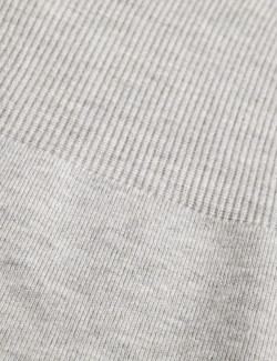 Soft Touch Crew Neck Button Detail Jumper