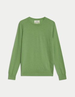 Pure Merino Wool Crew Neck Jumper