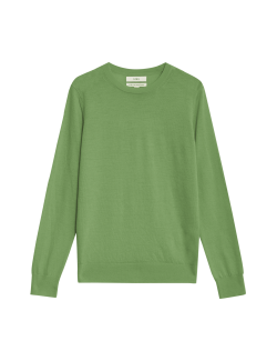 Pure Merino Wool Crew Neck Jumper